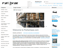 Tablet Screenshot of partschase.com